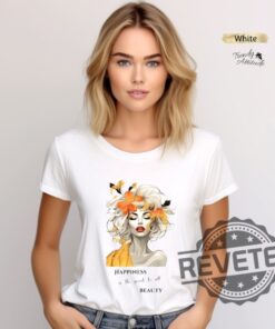 Discover The Perfect Gift With Cristian Dior Quote Happiness And Beauty Tshirt Hoodie Sweatshirt For Inspirational Women And Men