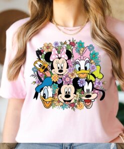Disney Epcot Flower And Garden Festival Shirt Floral Mickey And Friends Shirt Disney Epcot Trip Shirt Unique
