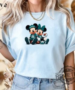 Disney Mickey Minnie Philadelphia Eagles T Shirt Sweatshirt