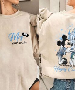 Disneyland Mr And Mrs Shirt Mickey Honeymoon Couple Shirt Mickey Minnie Ears Shirt Minnie Wedding Shirt Matching Anniversary Shirt Unique