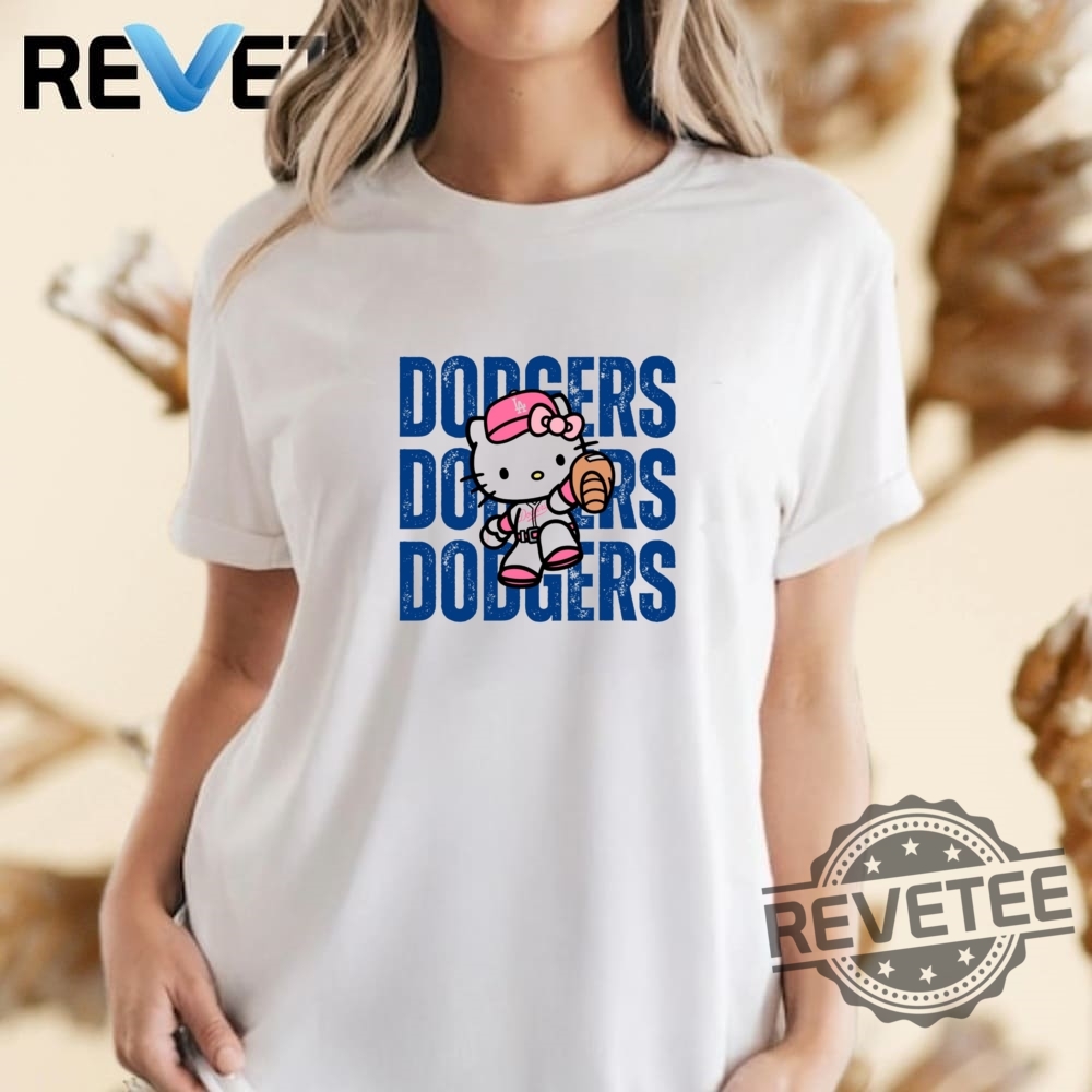 Dodgers Baseball Hello Kitty T Shirt Hoodie Sweater Crewneck Unique Dodgers Baseball Hello Kitty T Shirt Hoodie Sweater Crewneck Unique