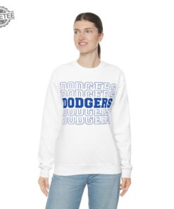 Dodgers Dodgers Dodgers Sweatshirt Dodgers Dodgers Dodgers Crewneck Sweatshirt Los Angeles Dodgers Sweatshirt Unique