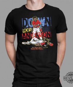 Down Goes Anderson Shirt Jose Ramirez Vs Tim Anderson Shirt Knocks Out Punch Shirt Gift For Fan Sport Anderson Goes Down T Shirt Jose Ramirez T Shirt New