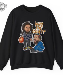 Drake J Cole Sweatshirt Goat Hip Hop Sweatshirt Adult Unisex Sweatshirts Birthday Gift Hypebeast Clothing Hoodie Unique