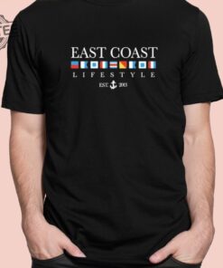 East Coast Lifestyle Boat Flag Shirts Unique East Coast Lifestyle Flag Shirt Hoodie Sweatshirt
