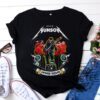 Eddie Rock Tour Retro Shirts Hoodie Sweatshirt Tee Gift For Him Her Tv Series Vintage Unisex Eddie Playing Guitar Crewneck Pullover Unique