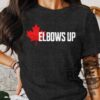 Elbows Up Canada T Shirt Hoodie Sweatshirt True North Strong Free Canadian Hockey Culture Proud Canadian Apparel