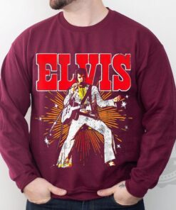 Elvis Presley Official Retro Shirt Music Rock And Roll Shirt King Of Rock Shirt