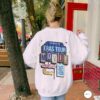 Eras Movie Sweatshirt Eras Tour Movie Outfit Taylor Swiftie Merch Eras Movie Bracelet Taylor And Travis Swiftie Gifts Retro Movie Tee new