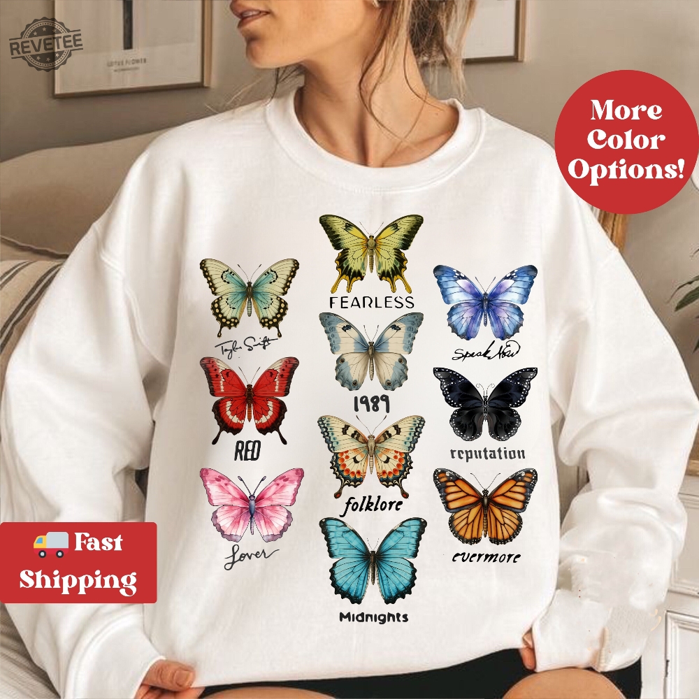 Eras Tour Shirt Eras Tour Outfit Taylor Album Butterfly Sweatshirt Music Concert Tshirt Folk Music Swift Eras Tour Ghost 1989 Sweatshirt Tee Unique Eras Tour Shirt Eras Tour Outfit Taylor Album Butterfly Sweatshirt Music Concert Tshirt Folk Music Swift Eras Tour Ghost 1989 Sweatshirt Tee Unique