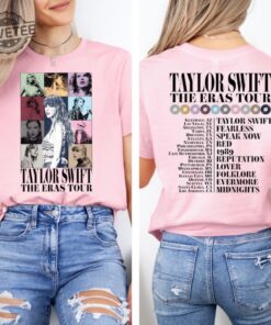 Eras Tour Shirt Long Live Shirt Concert Night Tshirt Swift Merch Concert Tshirt Eras Tour Tshirt Front And Back Print Free Shipping Unique