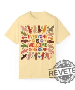 Everyone Is Welcome Here Shirt Idaho Teacher T Shirts