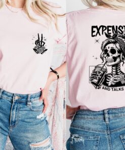 Expensive Difficult And Talks Back T Shirt Trendy Front And Back Shirt Funny Women Shirt Sarcastic Wife Shirt Gift For Her Unique