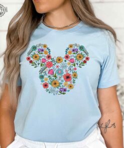 Flower Mickey Shirt Disney Garden Festival Shirt Floral Disney Shirt Floral Mickey Shirt Gardener Gift Boho Disney Shirt Unique