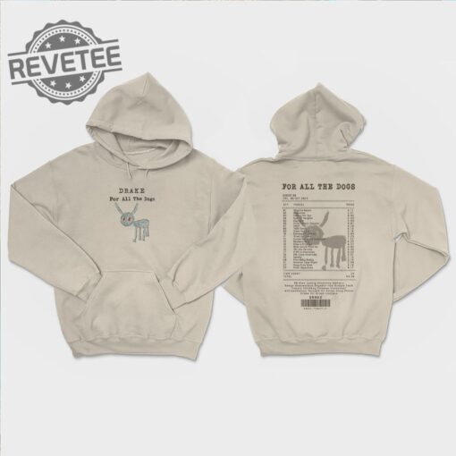 For All The Dogs Track List Aesthetic Shirt Drake Album Shirt unique