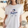 Freddie Freeman Caricature Los Angeles Dodgers Mlb T Shirt Hoodie Long Sleeve Shirts