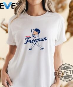 Freddie Freeman Caricature Los Angeles Dodgers Mlb T Shirt Hoodie Long Sleeve Shirts