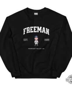 Freddie Freeman Dodgers Varsity Crew Sweatshirt Freddie Freeman Shirt Hoodie