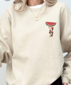 Free Palestine Shirt Sweatshirt Hoodie Letters Map Outline Shirt Palestinian Resistance Thoughtful Gift Shirt Watermelon Shirt Unique