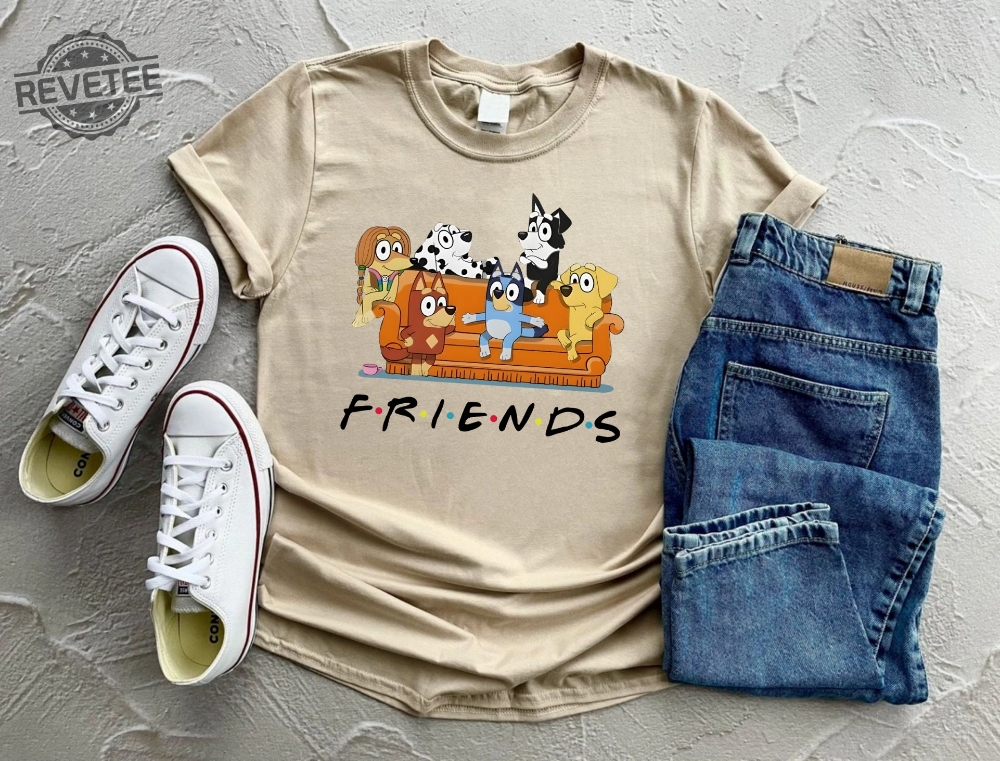 Friends Bluey T Shirt Bluey Cartoon Tee Friends Of Bluey Shirt Animation Fans Top Friends Bluey T Shirt Unique Friends Bluey T Shirt Bluey Cartoon Tee Friends Of Bluey Shirt Animation Fans Top Friends Bluey T Shirt Unique