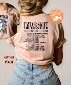 Front And Back Eras Tour Concert Shirt Eras Tour Movie Shirt Concert Outfit Eras Tour Tee Her Song Lyric Shirt Ts Merch Shirt Unique