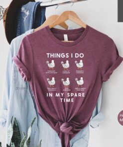 Funny Chicken Shirt Chicken Girl Shirt Chicken Mom Shirt Farm Girl Shirt Farm Family Shirt Farm Shirt Chicken Tee Farmer Dad Shirt Unique