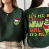 Funny Grinch Its Me Hi Im The Mean One Its Me Shirt Grinch Christmas Sweatshirt Grinchy Shirt Cute Christmas Shirt Swiftie Grinch Tee Unique