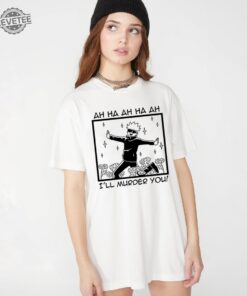 Funny Ill Murder You Satoru Gojo Tee Gojo Anime Shirt Satoru Gojo Tshirt Manga Shirt Anime Shirt Anime Lover Tee