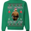 Funny Merry Chrithmith Kith My Ath Mike Tyson Butt Shirt Hoodie Sweatshirt Kiss My Ass Mike Tyson Shirt Gift For Men Women Funny Ugly Christmas