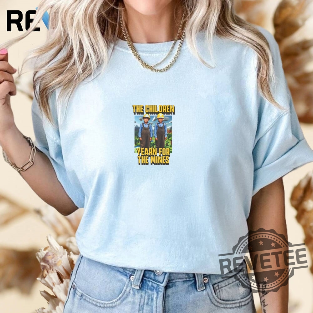 Funny Minecraft Movie T Shirt The Children Yearn For The Mines T Shirt Hoodie Crewneck Funny Minecraft Movie T Shirt The Children Yearn For The Mines T Shirt Hoodie Crewneck