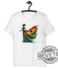Ghana Flag Beautiful African Ghanaian Woman Unisex Tshirt Hoodie Sweatshirt Crewneck Apparel