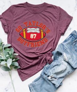 Go Taylors Boyfriend Shirt Funny Football Shirt Funny Ts Inspired Shirt Vintage Football Unisex Shirt Trendy Football Fans Shirt Unique