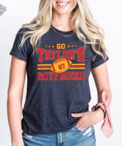 Go Taylors Boyfriend Shirt Funny Football Shirt Vintage Football Shirt Crewneck Football Shirt Go Taylors Boyfriend Svg Unique