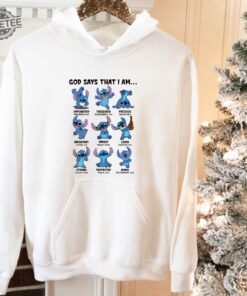 God Say That I Am Stitch Sweatshirt God Say That I Am Stitch Hoodie Stitch Mode Hoodie Stitch Emotion Sweatshirt Stitch Merchandise