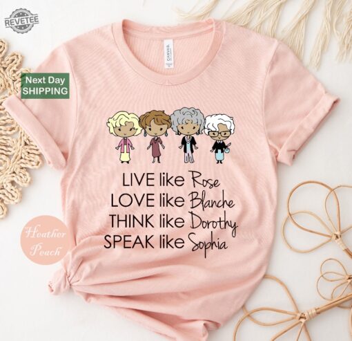 Golden Girls Shirt Golden Girls Name Shirt Golden Girls Names Shirt Golden Girls Gift Shirt Golden Girls Fan Shirt