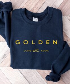Golden Jungkook Aesthetic Shirt Golden Vintage Retro Sweatshirt Jungkook Golden Album Shirt Jungkook Kpop Merch Unique