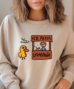 Got Any Grapes Shirt Millennial Shirt The Duck Song Sweatshirt Funny Tee Cute Duck Shirt Funny Womens Tee Unique