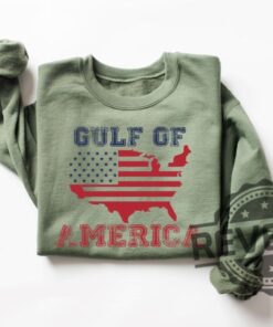 Gulf Of America Sweatshirt Tshirt Hoodie Tee Gift For Him Her God Bless America Shirts President Trump Gulf Of Mexico Crewneck Unique