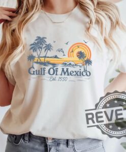 Gulf Of Mexico Est 1550 Shirt Hoodie Sweatshirt Tee Gift For Men Women Vintage Crewneck Pullover Unique