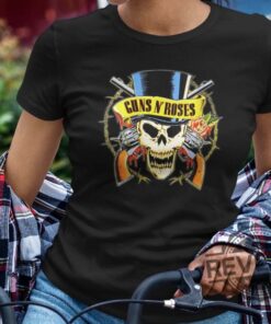Guns N Roses Skull Shirt Hoodie Long Sleeve Unique Gift