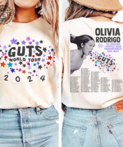 Guts Olivia World Tour Shirt Vintage Olivia Guts Tour Shirt Rodrigo World Tour Concert Shirt Sweatshirt Hoodie All Size Color Unique