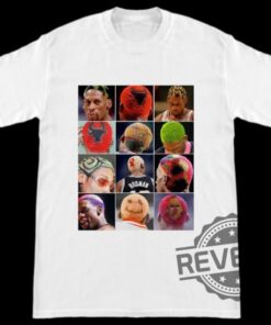 Hairstyles Of The Worm Dennis Rodman T Shirt Hoodie Sweatshirt Funny Gift For Fan Men Women Crewneck Near Me Unique