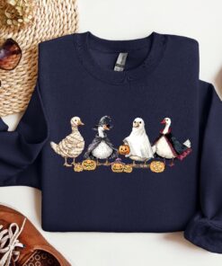 Halloween Ghost Ducks Sweatshirt Ghost Ducks Sweatshirt Anaheim Ducks Shirt Mighty Ducks Shirt