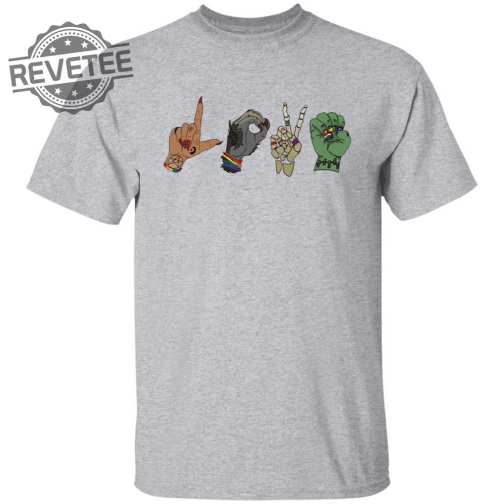Halloween Monster Love Hand Sign Shirt Halloween Monster Love Hand Sign Hoodie Long Sleeve Shirt Sweatshirt Unique Halloween Monster Love Hand Sign Shirt Halloween Monster Love Hand Sign Hoodie Long Sleeve Shirt Sweatshirt Unique