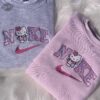 Hello Kitty Embroidered Sweater Spring Embroidered Sweater Gift Unique Hello Kitty Embroidered Sweatshirt