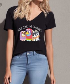 Here Come The Grannies Shirt Bluey Shirt For Grannies Disney Trip Shirt Bingo Shirt Bluey Characters Disney Trip Tee