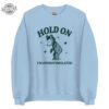 Hold On Im Overstimulated Unisex Heavy Blend Crewneck Sweatshirt Retro Bear Cartoon Vintage Cartoon Bear Aesthetic T Shirt Unique