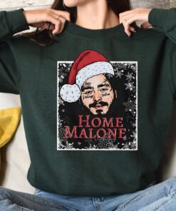 Home Malone Sweatshirt Ugly Christmas Sweatshirt Funny Christmas Sweatshirt Home Alone Sweatshirt Christmas Gift Idea Ghost Malone Shirt Unique