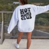 Hot Moms Club Sweatshirt Retro Mom Sweatshirt Mom Crewneck Mama Shirt Upgraded To Milf New Mom Unique