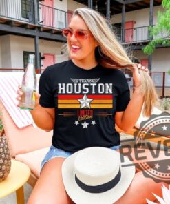 Houston Texans T Shirt Hoodie Retro Baseball Houston Game Day